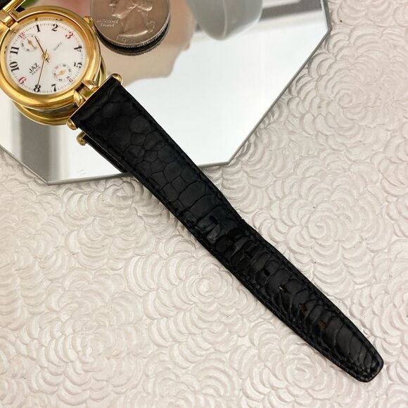 Vintage JAZ Paris Dress Watch with Sub-dials and Fancy Lugs main image 6
